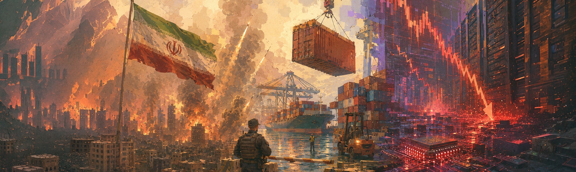 Jornada de alta volatilidad: Irán, aranceles y caída tecnológica