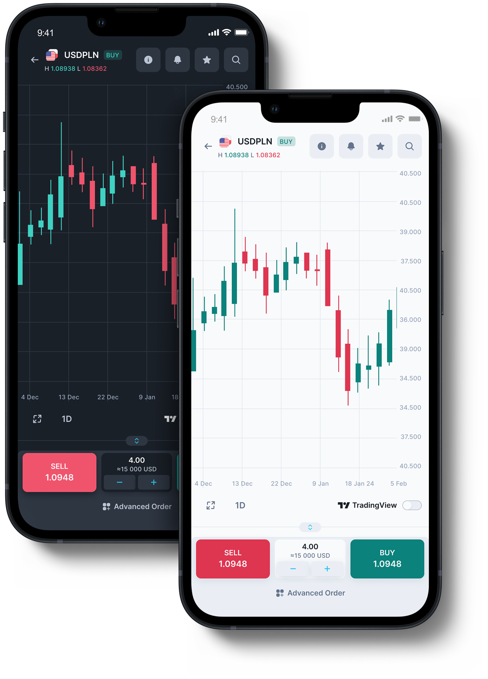 Plataforma BeFX en móvil